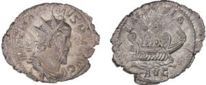 Postume - Antoninien (260-5, Cologne) - Galère Postume - Antoninien (260-5, Cologne) - Galère