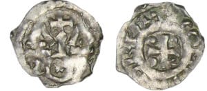 Normandie - Guillaume le Conquérant - Denier dégénéré Normandie - Guillaume le Conquérant - Denier dégénéré