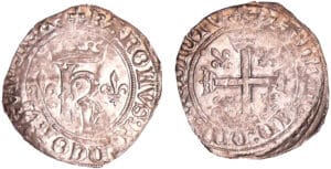 Charles VIII (1483-1498) - Karolus ou dizain - Paris