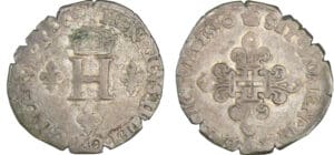 Henri II (1547-1559) - Gros de 6 blancs de NESLES - 1550 A (Paris)