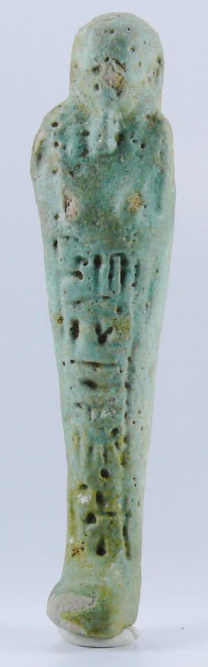 Egypte - Oushebti en fritte - Basse époque (26 à 30ème dynastie)