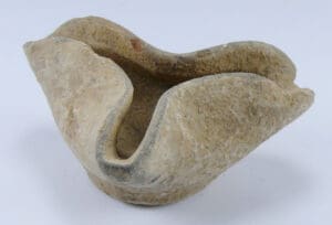Punique - Lampe à huile à becs en terre cuite - 1er siècle av. J.-C.