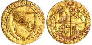 Espagne - Castille et Léon - Juan II ( 1406-1454) - Dobla de la Banda (Séville) Espagne - Castille et Léon - Juan II ( 1406-1454) - Dobla de la Banda (Séville)
