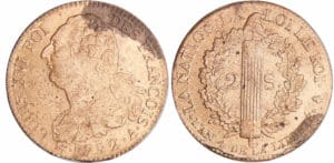 Convention (1792-1795) - 2 sols au faisceau type FRANCOIS - 1792 A (Paris)