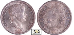 Napoléon 1er (1804-1814) - 2 francs revers empire 1811 A (Paris) Napoléon 1er (1804-1814) - 2 francs revers empire 1811 A (Paris)