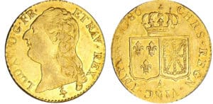 Louis XVI (1774-1792) - Louis d’or au buste nu - 1786 A (Paris) 1er sem