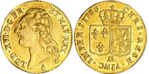 Louis XVI (1774-1792) - Louis d’or au buste nu - 1786 AA (Metz)