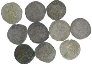 Henri II (1547-1559) - Lot de 10 douzains aux croissants d'Henri II