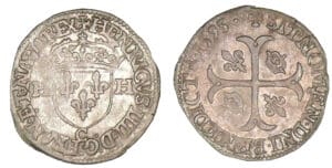 Henri IV (1589-1610) - Douzain - 2ème type - 1595 C (Saint-Lô)