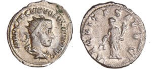 Volusien - Antoninien (253, Rome) - L'Equité