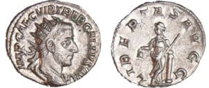 Trébonien Galle - Antoninien (251, Milan) - La Liberté
