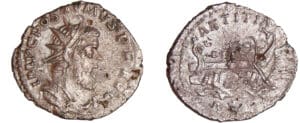 Postume - Antoninien (260-5, Cologne) - Galère