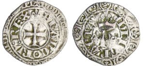 Charles V (1364-1380) - Blanc au K - 20 avril 1365