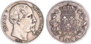 Henri V Comte de Chambord - 1/2 franc 1858 Henri V Comte de Chambord - 1/2 franc 1858
