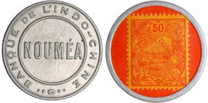 Nouvelle-Calédonie - 50 centimes timbre monnaie
