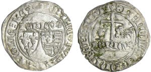 Henry VI de Lancastre (1422-1453) - Blanc aux écus - Saint-Lô