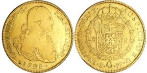 Bolivie - Carlos IIII (1788-1808) - 8 escudos 1798 PTS PP (Potosi)