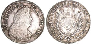 Louis XIV (1643-1715) - ½ écu aux palmes - 1694 A (Paris)