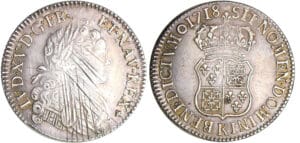 Louis XV (1715-1774) - Ecu de France-Navarre - 1718 K (Bordeaux)