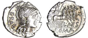 Antestia - Denier (136 av. J.-C.)