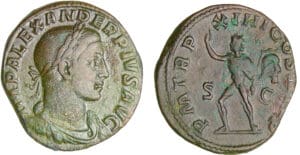 Alexandre Sévère - Sesterce (225, Rome) - Mars