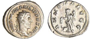 Philippe 1er - Antoninien (245-247, Rome) - L'Abondance Philippe 1er - Antoninien (245-247, Rome) - L'Abondance