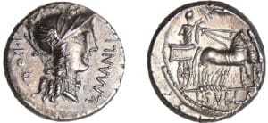 Manlia - Denier (82 av. J.-C.)