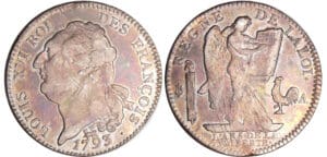 Constitution (1791-1792) - Ecu de 6 livres type FRANCOIS 1793 A (Paris) Constitution (1791-1792) - Ecu de 6 livres type FRANCOIS 1793 A (Paris)