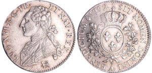 Louis XVI (1774-1792) - ½ écu aux branches d’olivier - 1792 A (Paris)