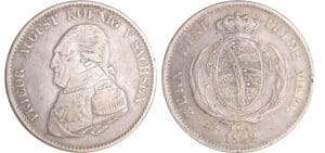 Allemagne - Sachsen - Friedrich August I (1806-1827) - Speciestaler 1822 IGS