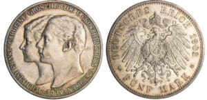 Allemagne - Sachsen-Weimar-Eisenach - Wilhelm Ernst (1901-1918) - 5 Mark 1903 A