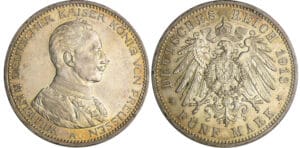 Allemagne - Preussen - Wilhelm II (1888-1918) - 5 Mark 1913 A
