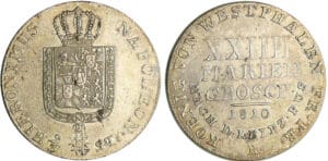 Allemagne - Westlalen - Hieronymus Napoleon (1807-1813) - 24 mariengroschen 1810 B