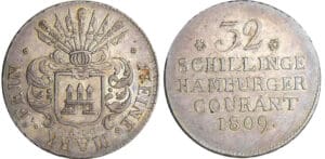 Allemange - Hamburg - 32 schilling 1809 C.A.I.G