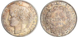 Troisième République (1871-1940) - 50 centimes Cérès 1894 A (Paris)