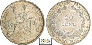 Indochine - 20 cent 1937 Indochine - 20 cent 1937