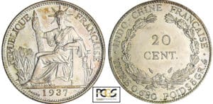 Indochine - 20 cent 1937 Indochine - 20 cent 1937