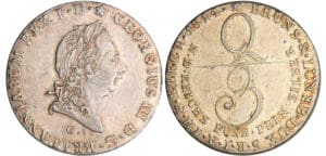 Allemagne - Braunschweig-Calenberg-Hannover - Georg III (1760-1820) - 2/3 de taler 1814 C (Clausthal)