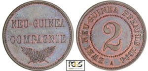 Allemagne (colonie) - Nouvelle-guinée - 2 pfennig 1894 A Allemagne (colonie) - Nouvelle-guinée - 2 pfennig 1894 A