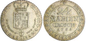 Allemagne - Braunschweig-Calenberg-Hannover - Georg III (1760-1820) - 24 Mariengroschen 1791 C (Clausthal)