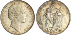 Allemagne - Bayern - Ludwig II (1864-1886) - Vereinstaler 1868