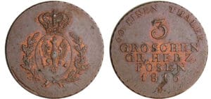 Allemagne - Preussen - 3 groschen 1816 B