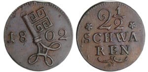 Allemagne - Bermen - 2 1/2 schwaren 1802