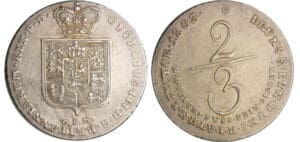 Allemagne - Braunschweig-Lüneburg - Georg III (1760-1820) - 2/3 de taler 1803