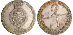 Allemagne - Braunschweig-Calenberg-Hannover - Georg III (1760-1820) - 2/3 de taler 1805 GM (Clausthal)