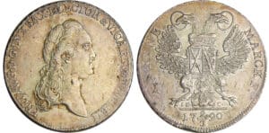 Allemagne - Sachsen-Kurlinie - Friedrich August III (1763-1806) - 2/3 de taler 1790 IEC (Dresden)