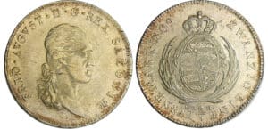 Allemagne - Sachsen - Freidrich August I (1806-1827) - 2/3 de taler 1809 SGH