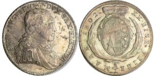 Allemagne - Sachsen - Freidrich August III (1763-1806) - 2/3 de taler 1802 IEC (Dresden)