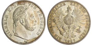 Allemagne - Preussen - Wilhelm I (1861-1888) - Taler 1866 A