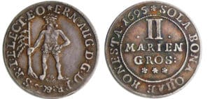 Allemagne - Braunschweig-Calenberg-Hannover - Ernst August (1679-1698) - 2 Mariengroschen 1695